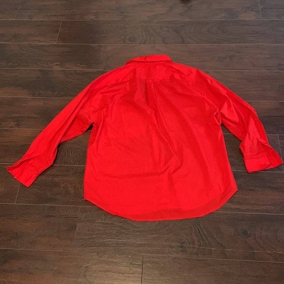Vintage Red 1980s Diane von Furstenberg Blouse, sz M. - Picture 12 of 12